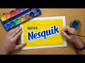 How to draw the Nesquik logo - Nestlé