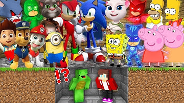  ITALIAN BRAINROT ANIMALS vs Security House in Minecraft JJ and Mikey Maizen