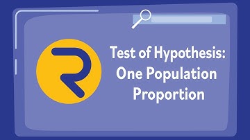 Test of Hypothesis: One Population Proportion