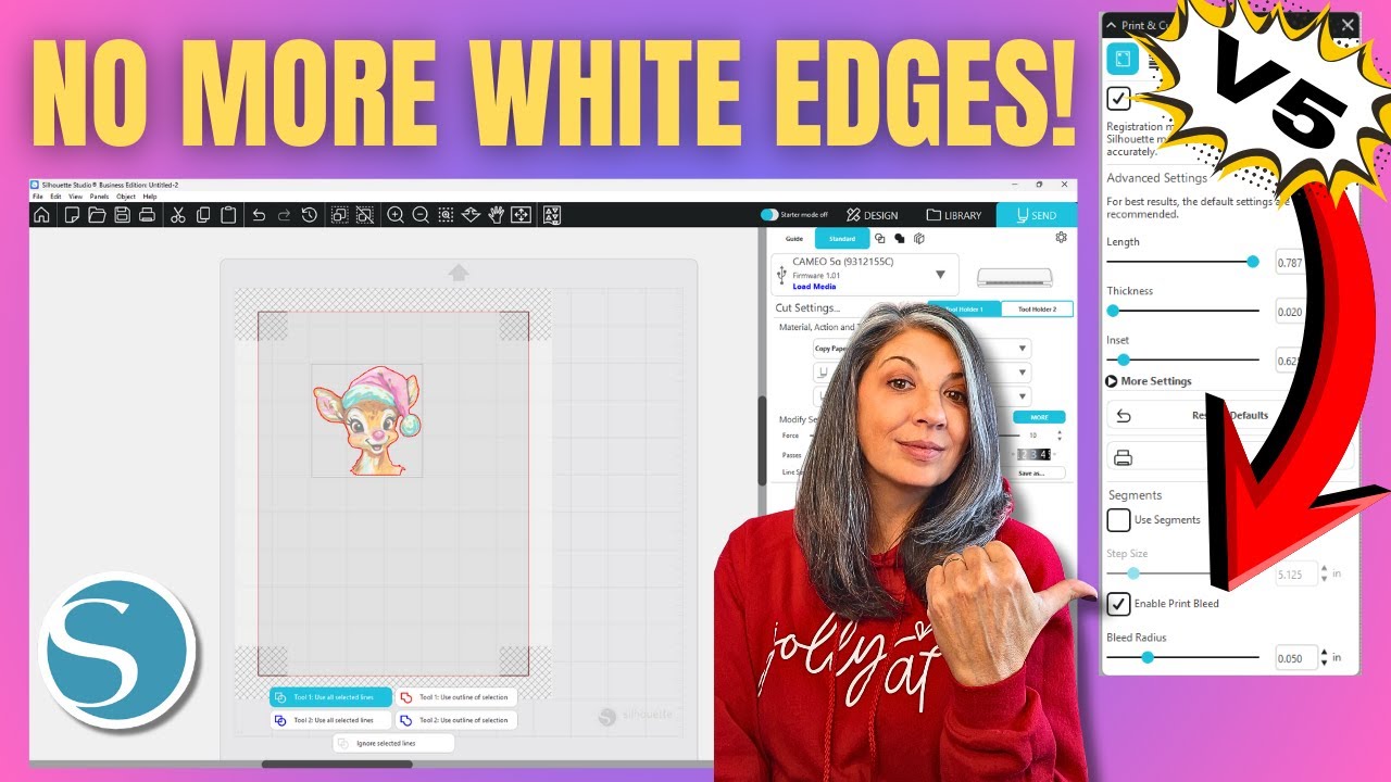 Наконец-то! Точная печать и резка в Silhouette Studio V5