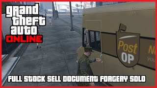 GTA Online - FULL STOCK SELL DOCUMENT FORGERY SOLO | Ogygia Vlogs🇺🇸