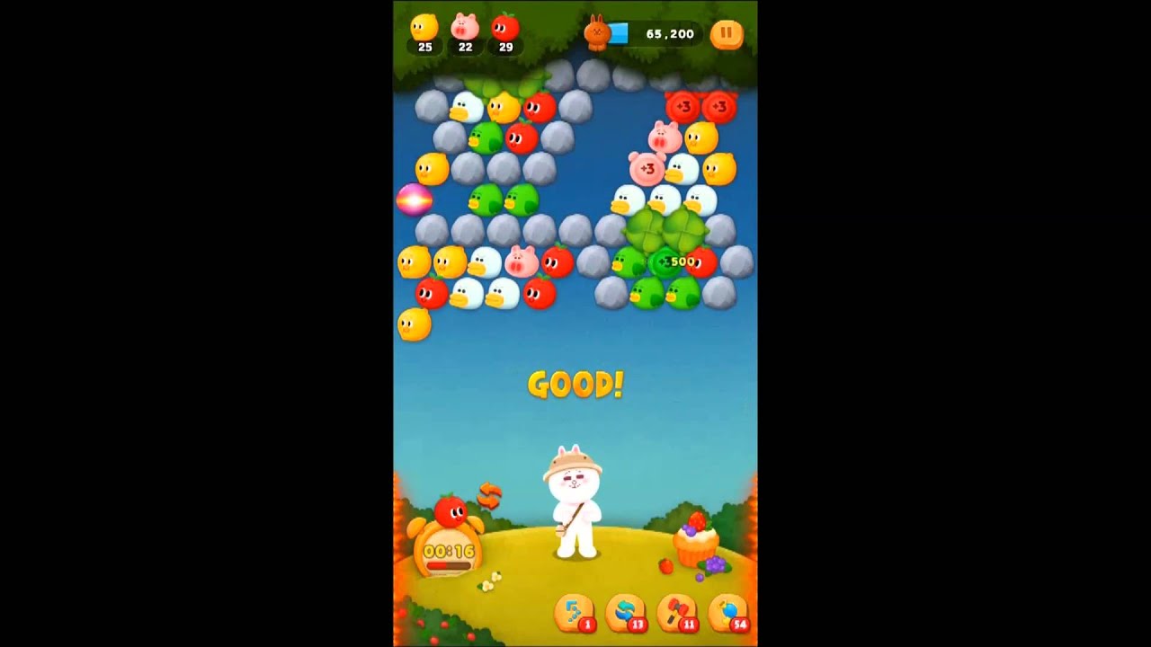 Line バブル2 Stage 343 黄金コニー Golden Cony Line Bubble 2 Youtube