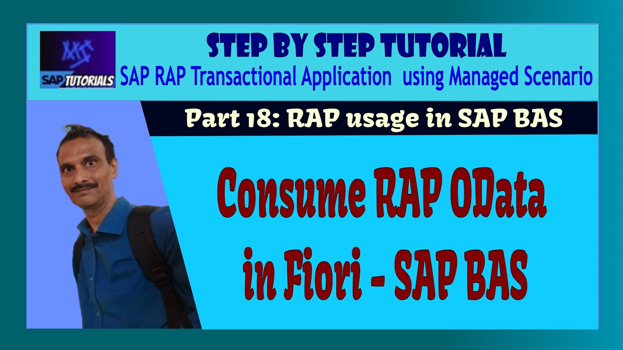 Part 18: SAP RAP Transaction App - Managed Scenario: Create Fiori ...