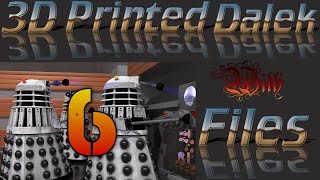 Free 3D Printed Dalek Build With All Files Included Doctor Who ( Part 5 Slates )