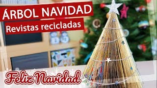 Cómo Hacer Un Árbol De Navidad Reciclando Una Revista