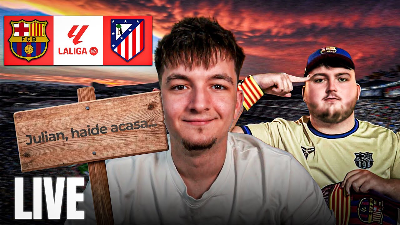 LIVE BARCELONA - ATLETICO MADRID | LA LIGA | VISCA BARCA Y VISCA CATALUNYA 🔵🔴