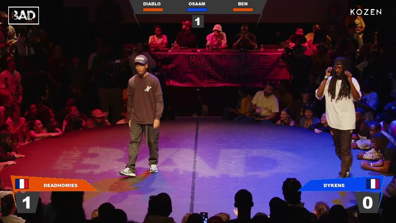 DEADHOMIES vs DYKENS - Battle BAD 2023 - HIP-HOP Top 16