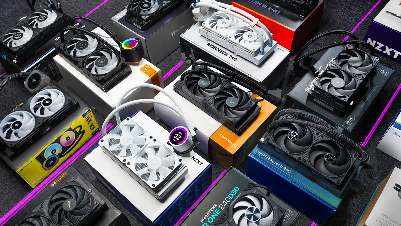 Best AIO Coolers of 2024 - Top 5 Best AIO Liquid CPU Coolers in 2024!