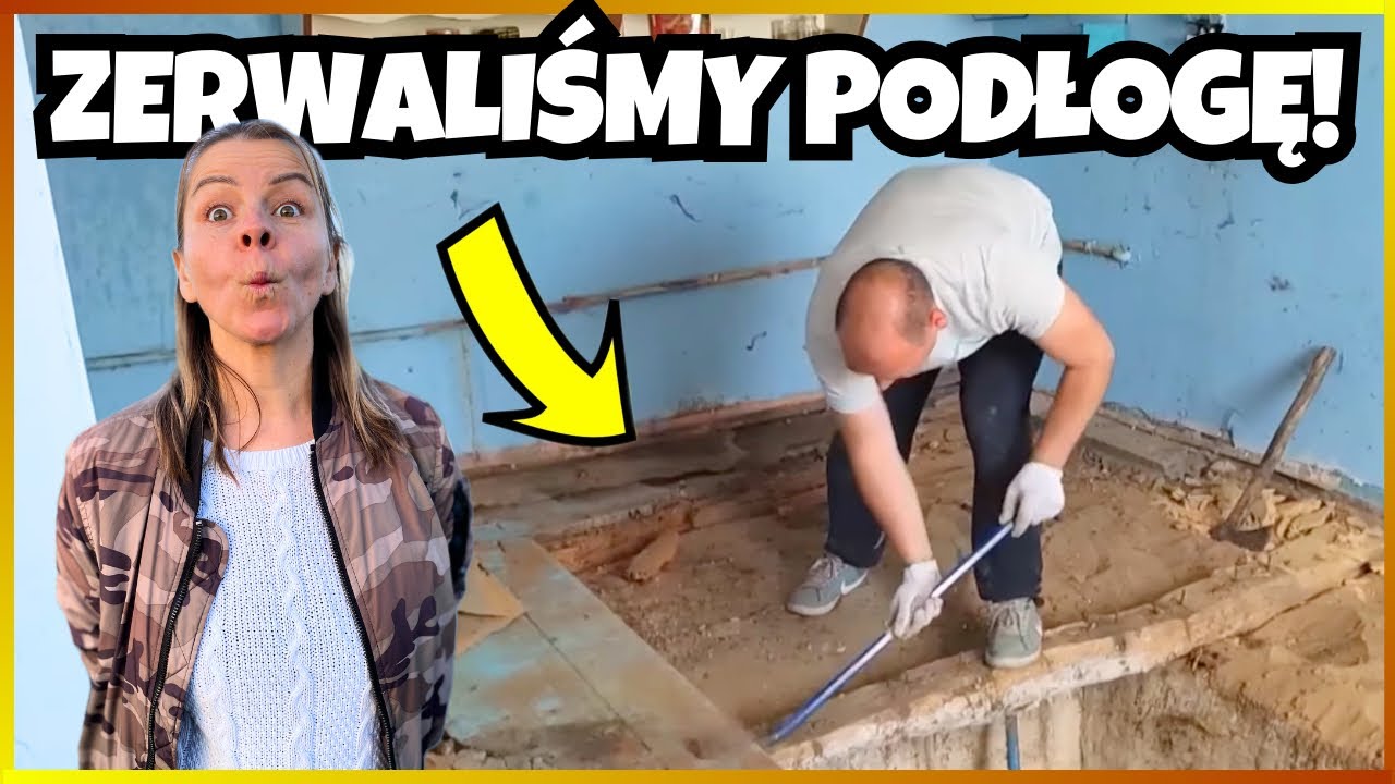 Remont Starego Domu !!! - Tak wyglądało ZRYWANIE podłogi drewnianej !!!