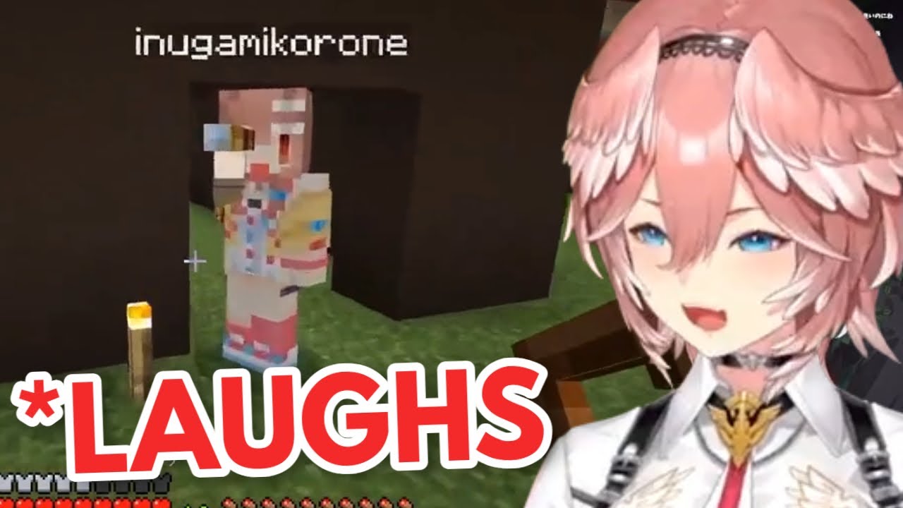 Goofball Korone Made Lui Laugh So Much In Minecraft