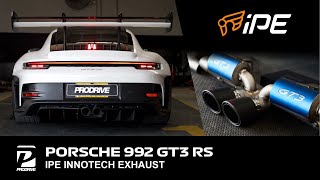 IPE Innotech Titanium Exhaust x Porsche 992 GT3 RS (@ 4000 RPM Soft limiter)