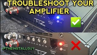 Amplifer Troubleshooting: What to check if your amp is cutting off, no sound, protect mode