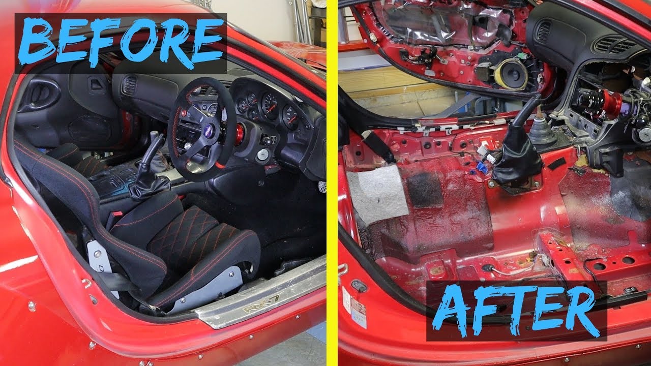 Fd Rx7 Interior Teardown And 3k In Parts