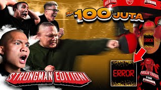 PUKULAN TERKUAT DI BUMI STRONGMAN ! DAPET 100 JUTA ! Ft. MIKE BABAYO, AJI STRONGMAN, DADDY GEE