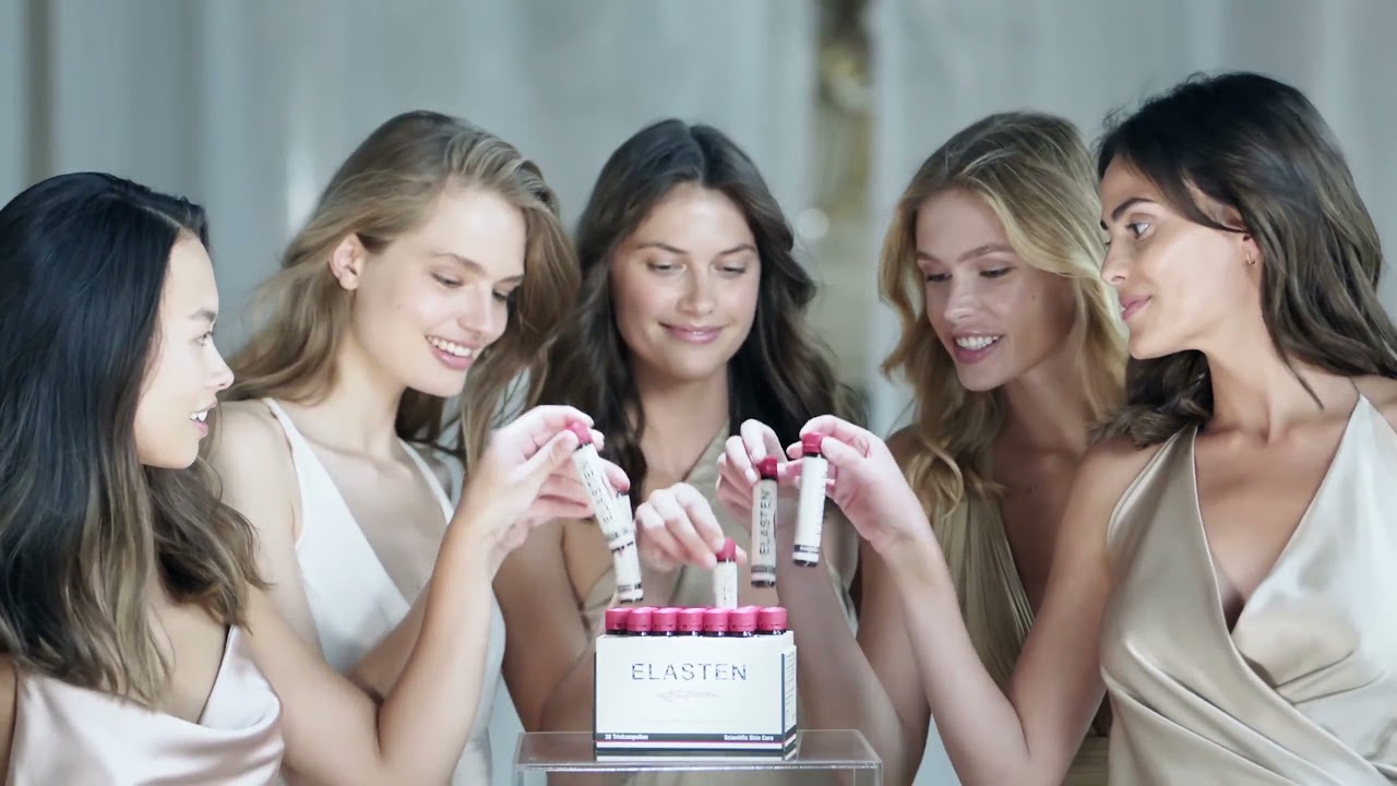 Ống Collagen Elasten giảm nếp nhăn 28x25ml - YouTube