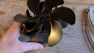 Ofenventilator, 6 Blatt Kaminventilator, Laufruhig Und Wertig Verarbeitet
