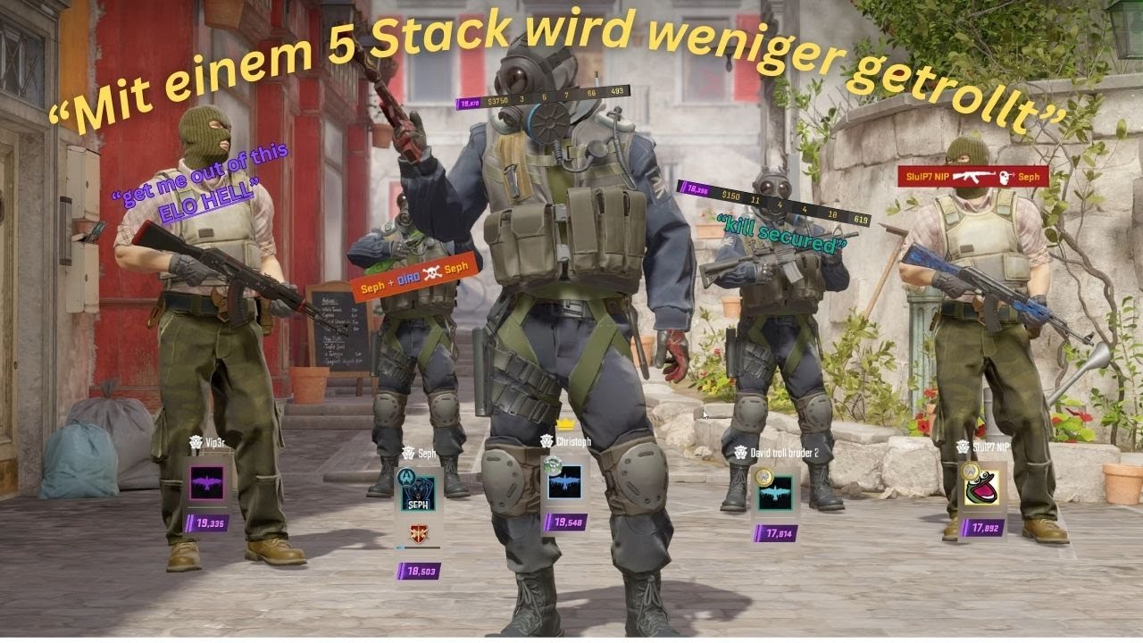 WENIGER TROLLS im 5 Stack?!Ich glaube nicht...🗿 | Counter Strike 2 ...
