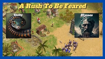 Kronos says "Hello There" | Shelty (Kronos) vs Ulysses (Poseidon) Game 4/5 #aom #ageofempires
