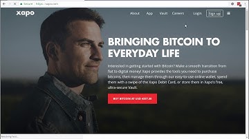 #2 - Create a digital wallet account with Xapo