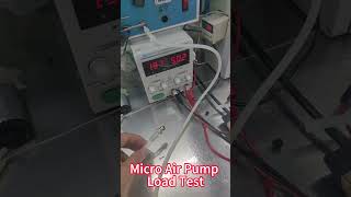 Micro Air Pump Load Test | Performance Verification Under Working Conditions