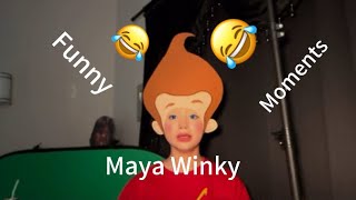 Maya Winky Out Of Context Moments And (Bloopers)