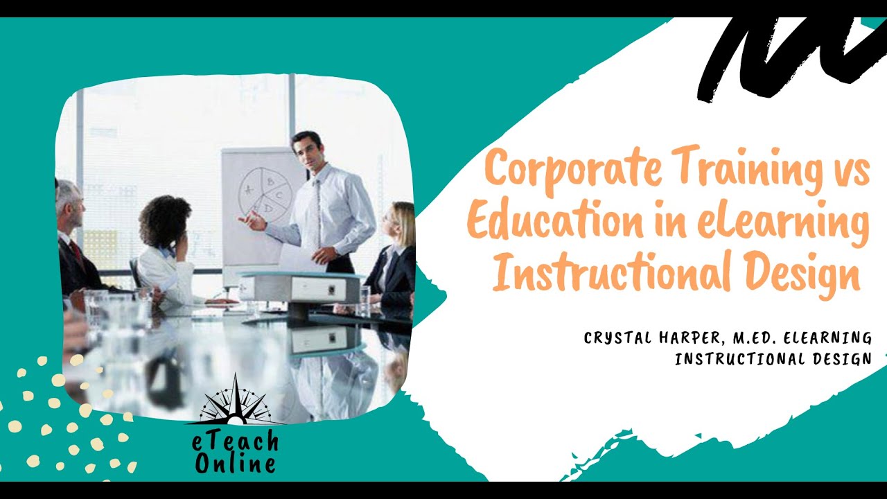 Corporate Training vs Education in eLearning Instructional Design - YouTube