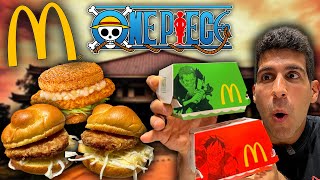 LA COLLABORAZIONE MCDONALD&#39;S x ONE PIECE in Giappone