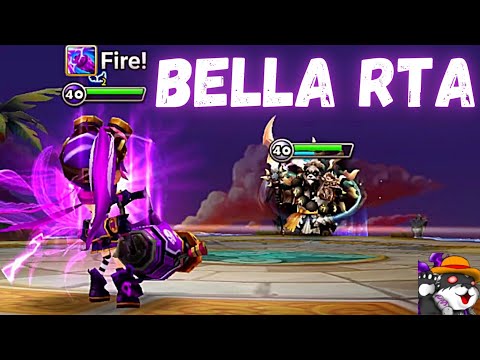 The Power Of Bella (Dark Cannon Girl) In RTA Summoners War