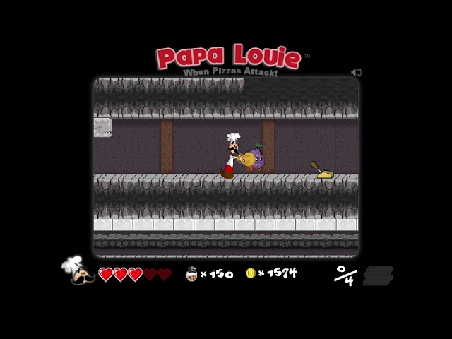 Floor 2 - Levels 1, 2 and 3  Papa Louie: When Pizzas Attack