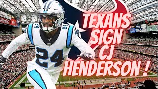 Houston Texans Sign CJ Henderson!