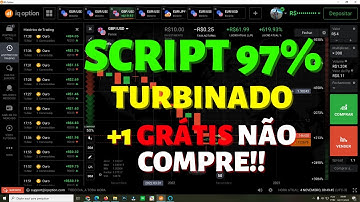 😱ABSURDO😱 Mais Um SCRIPT ASSERTIVO Para IQ OPTION Com 97% de Assertividade!!