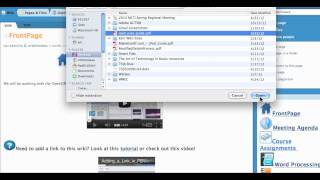 Upload File to Wiki