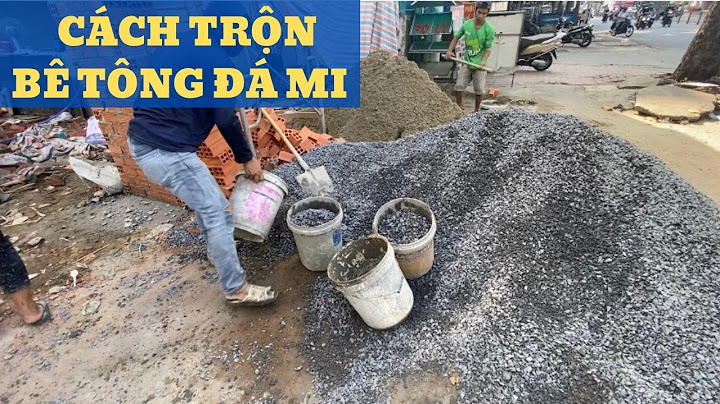 Bê tông đá mi tiếng anh là gì