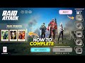 Raid Attack Event Free Fire l How to Complete Raid Attack Event l Free Fire New Event l Ff New Event