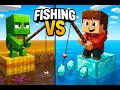 JJ and Mikey's Ultimate Fishing Showdown: Poor vs Rich in Minecraft!-Maizen!