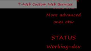 My Custom Web Browser w/MUSIC