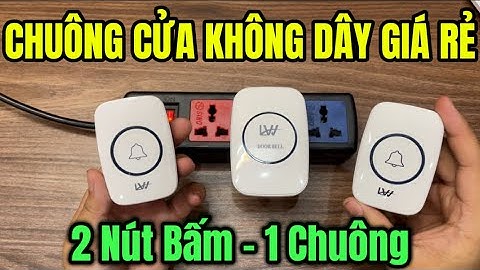 Chuông Cửa Không Dây Giá Rẻ Hàng Chính Hãng BH 1 Năm