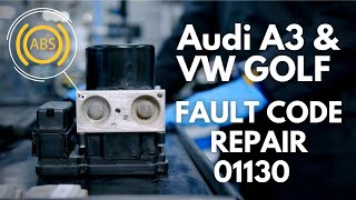 ABS Light On Audi A3 And VW Golf – Caused By Fault Code 01130