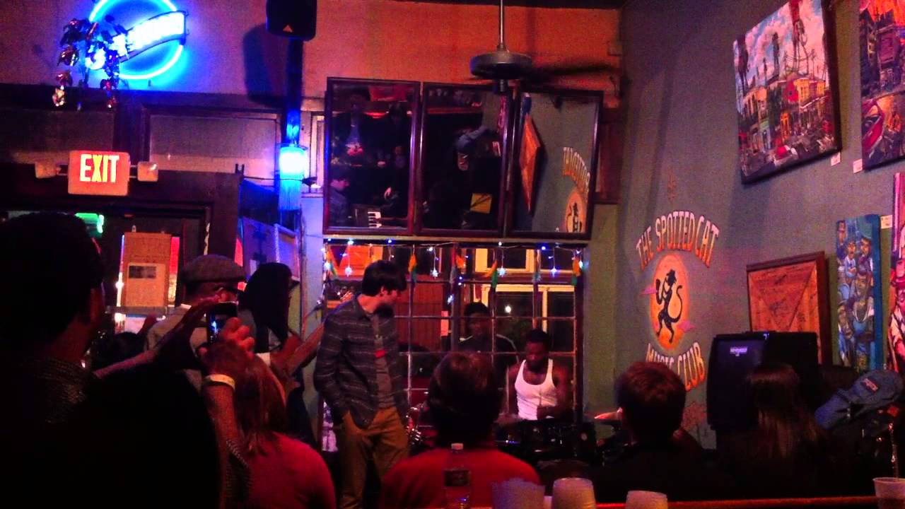 Drum solo at the Spotted Cat