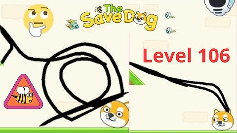 Save the Dog game - level 106. 🐝👀🐕 #savethedogegame 