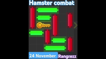 24 November 🔴 Live Hamster Kombat Daily Mini-Game Puzzle Solved #hamstercombat #minigame#minipuzzle