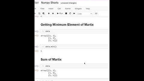 How to get Sum of all the Elements of Matrix in Numpy in Hindi