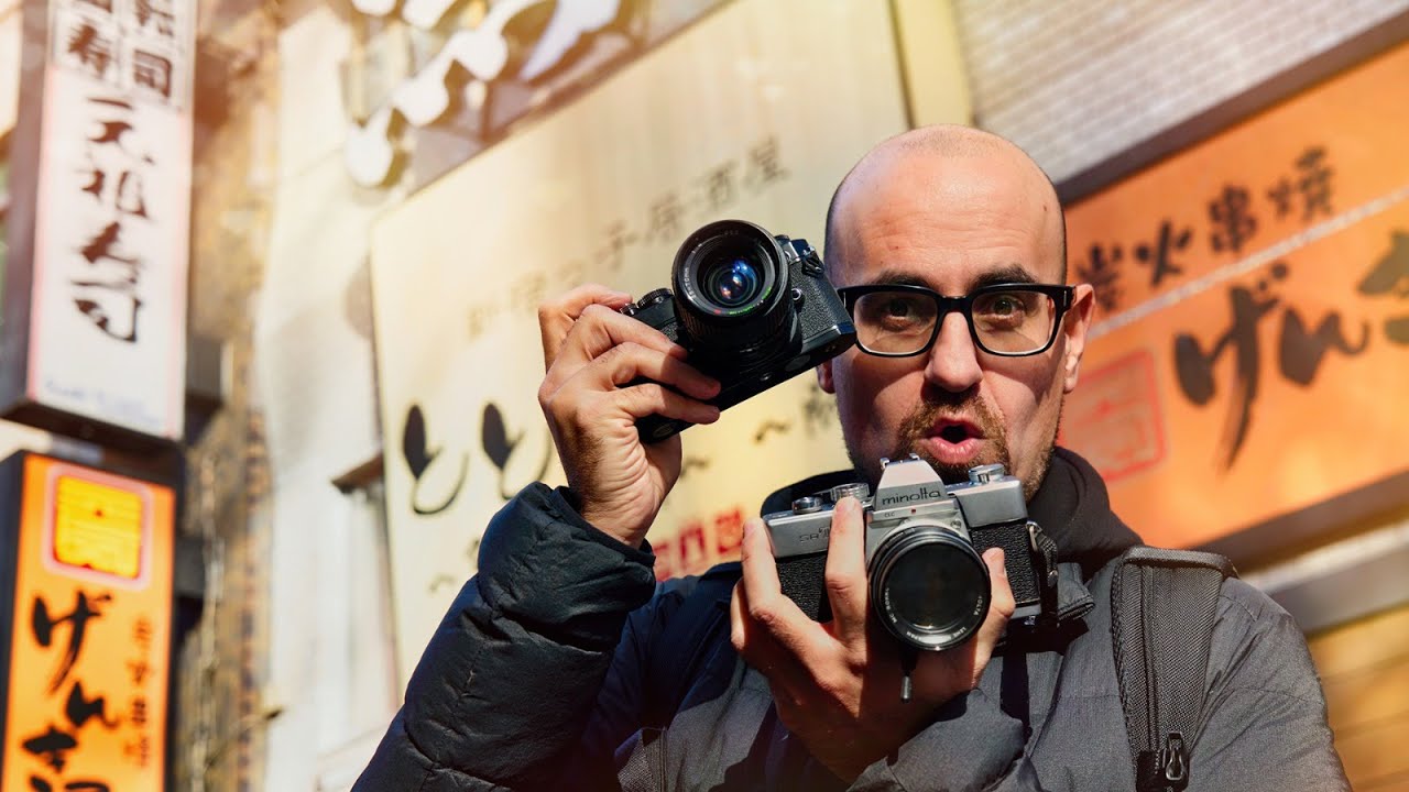 ¡Una Minolta por 8€! Comprando cámaras de segunda mano en Tokio