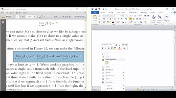 InftyReader: Automatically render a PDF IMAGE of Math as a Word Equation!