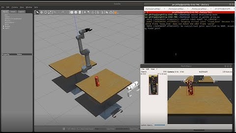 ROS simulation with TIAGo and UR5 with Gazebo