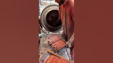 How Amazing Red Tuff Tiles are made