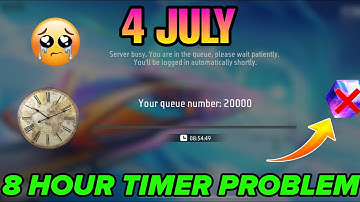 Your Queue Number Free Fire Login Problem Today | Aaj Free Fire Kitne Baje Chalega |FF Max Open Time