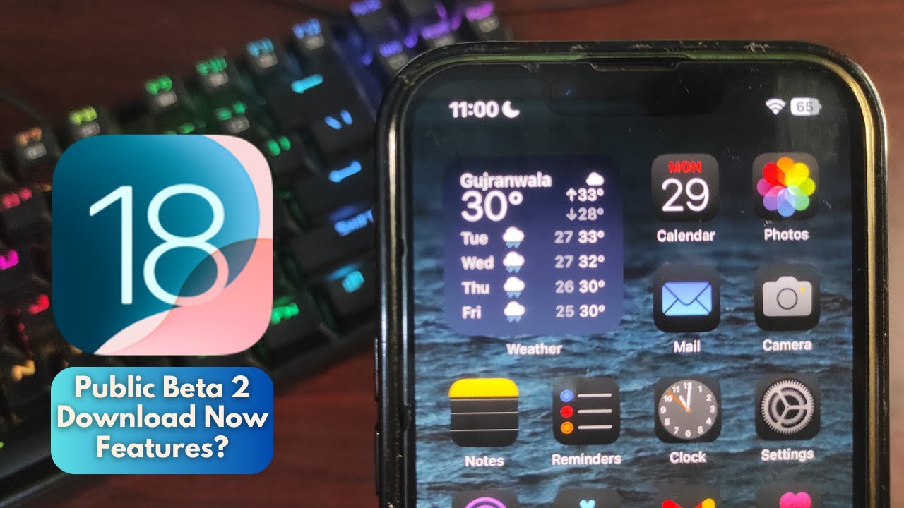 iOS 18 Public Beta 2 is OUT with New Features - YouTube