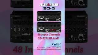 #shorts Allen&heath SQ5 48 channel / 36 bus digital mixer / 32×32 USB Audio Interface