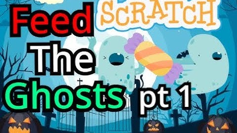 Scratch Tutorial | Feed The Ghosts Game | Part 2 | How to make a Halloween game on scratch
